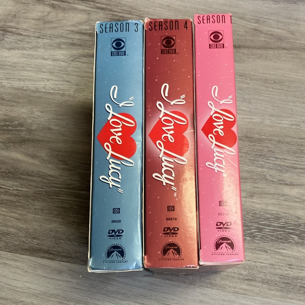 I Love Lucy Season1,  3 and 4.